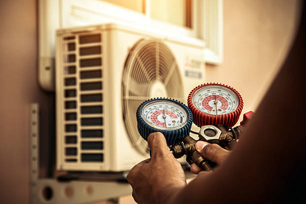 Professional Hvac technician working in McAdoo, PA